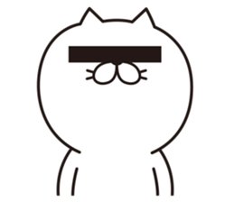 The cat told by a movement sticker #7037823