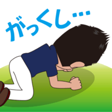 strong hitter motoki ito of golf sticker sticker #7037952