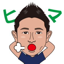 strong hitter motoki ito of golf sticker sticker #7037957
