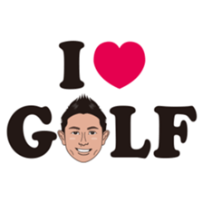 strong hitter motoki ito of golf sticker sticker #7037960