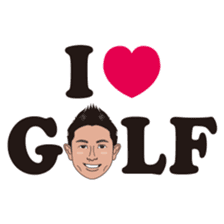 strong hitter motoki ito of golf sticker sticker #7037960