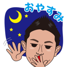 strong hitter motoki ito of golf sticker sticker #7037969