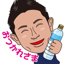 strong hitter motoki ito of golf sticker sticker #7037970