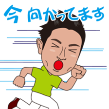 strong hitter motoki ito of golf sticker sticker #7037972