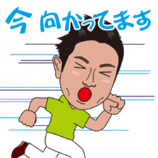 strong hitter motoki ito of golf sticker sticker #7037972