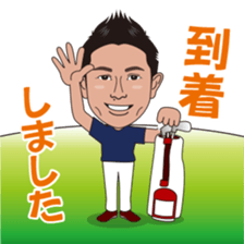 strong hitter motoki ito of golf sticker sticker #7037973