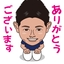strong hitter motoki ito of golf sticker sticker #7037974