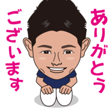 strong hitter motoki ito of golf sticker sticker #7037974
