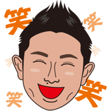 strong hitter motoki ito of golf sticker sticker #7037976