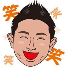 strong hitter motoki ito of golf sticker sticker #7037976