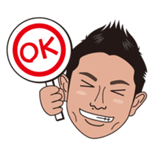 strong hitter motoki ito of golf sticker sticker #7037977