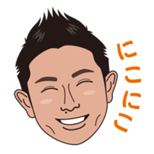 strong hitter motoki ito of golf sticker sticker #7037979