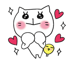 Cat and bird 4 Revision sticker #7038125