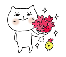 Cat and bird 4 Revision sticker #7038126