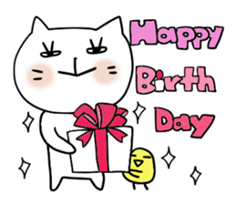 Cat and bird 4 Revision sticker #7038139