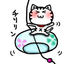 White cat sticker-2 sticker #7038516