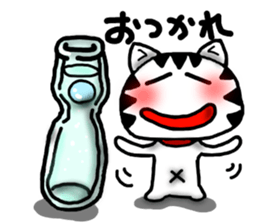 White cat sticker-2 sticker #7038517