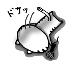 White cat sticker-2 sticker #7038539