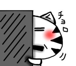 White cat sticker-2 sticker #7038543
