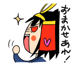 brave samurai women sticker #7038682