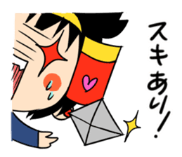 brave samurai women sticker #7038683