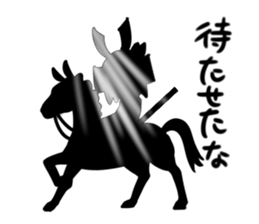 brave samurai women sticker #7038685