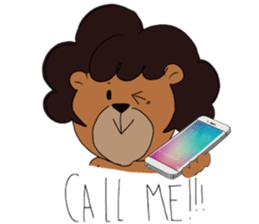 afro surf bear sticker #7039064