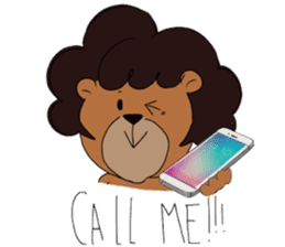 afro surf bear sticker #7039064