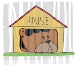 afro surf bear sticker #7039072