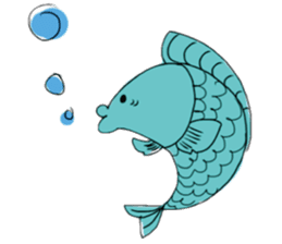 afro surf bear sticker #7039086