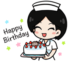 DK Nurse from Thailand(English) sticker #7039701