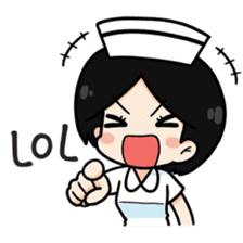 DK Nurse from Thailand(English) sticker #7039722