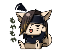 dogs with a salty attitudes sticker #7039811