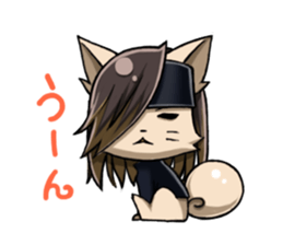 dogs with a salty attitudes sticker #7039814