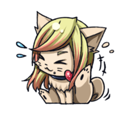 dogs with a salty attitudes sticker #7039818