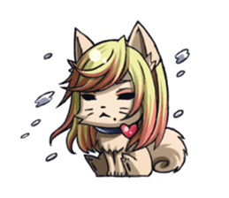 dogs with a salty attitudes sticker #7039820