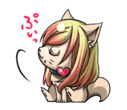 dogs with a salty attitudes sticker #7039821