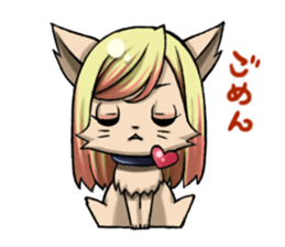 dogs with a salty attitudes sticker #7039822