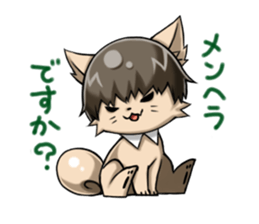 dogs with a salty attitudes sticker #7039824