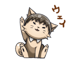 dogs with a salty attitudes sticker #7039826