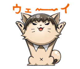 dogs with a salty attitudes sticker #7039827