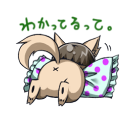 dogs with a salty attitudes sticker #7039831