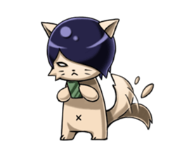 dogs with a salty attitudes sticker #7039832