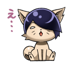 dogs with a salty attitudes sticker #7039837