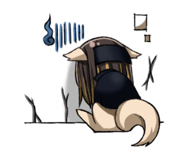 dogs with a salty attitudes sticker #7039847