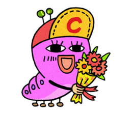 Little caterpillar haebeolle. sticker #7040850