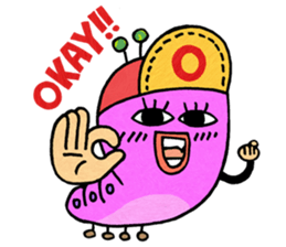 Little caterpillar haebeolle. sticker #7040851