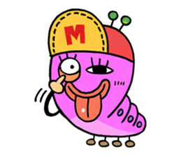 Little caterpillar haebeolle. sticker #7040857