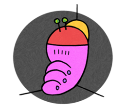 Little caterpillar haebeolle. sticker #7040865