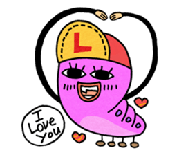 Little caterpillar haebeolle. sticker #7040867